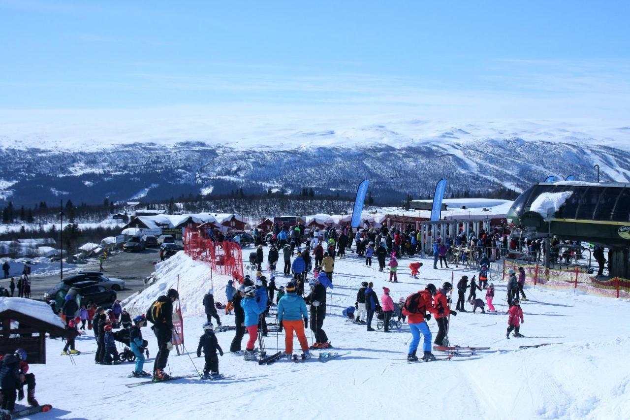 Leilighet Beitostolen Sentrum, Terrasse Og Innendors Parkering エクステリア 写真